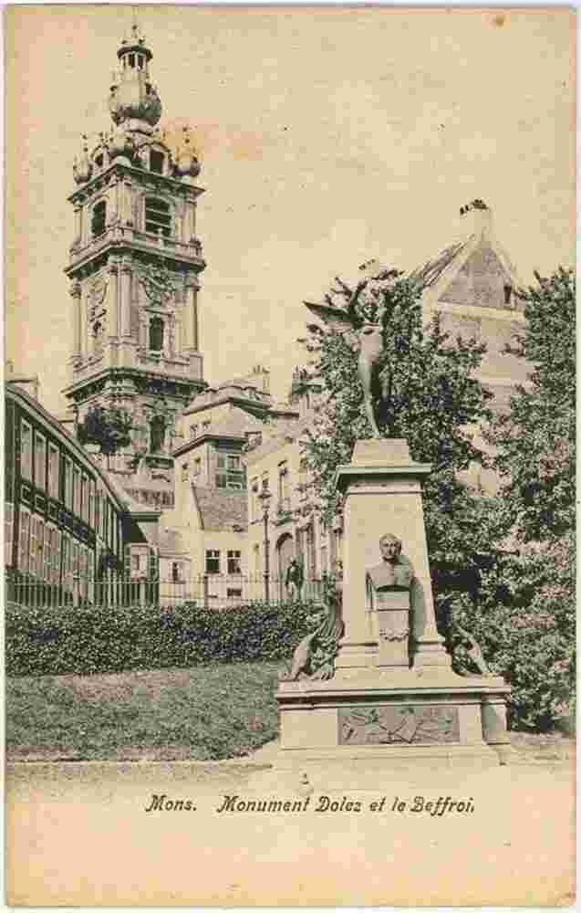 Mons. Monument Dolez et le Beffroi
