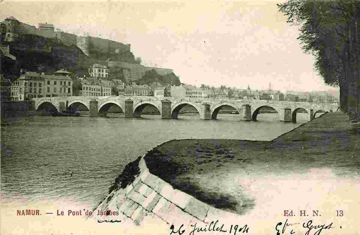 Namur. Le Pont de Jambes, 1904