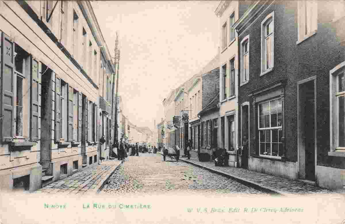 Ninove. Cemetery Street, 1909