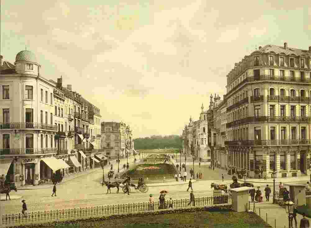 Ostende. Avenue Leopold, 1890
