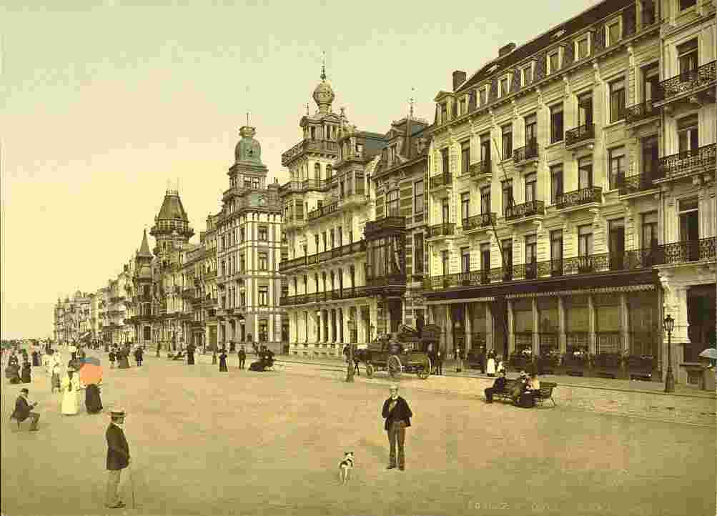 Ostende. Digue de mer, 1890