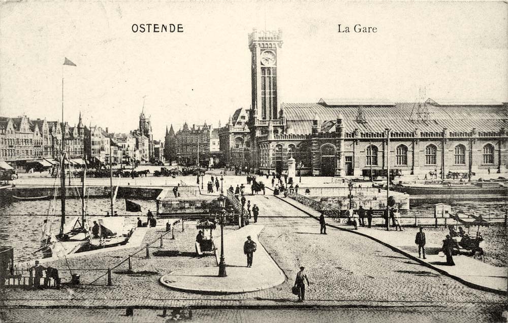 Ostend (Ostende, Oostende). La Gare