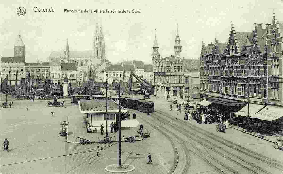 Ostende. Panorama de la ville
