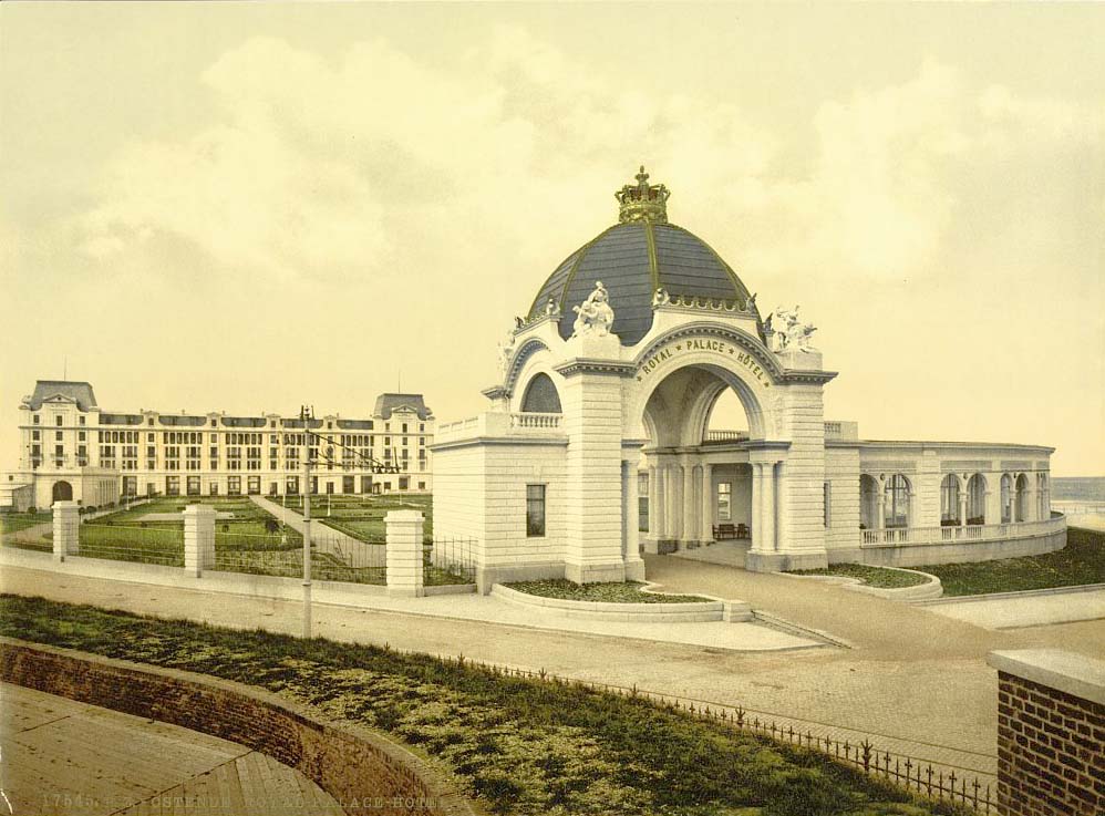 Ostend (Ostende, Oostende). Royal Palace Hôtel, 1890
