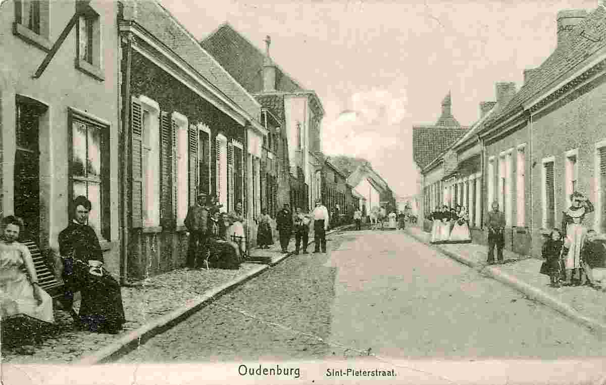 Oudenburg. Rue Saint-Pierre