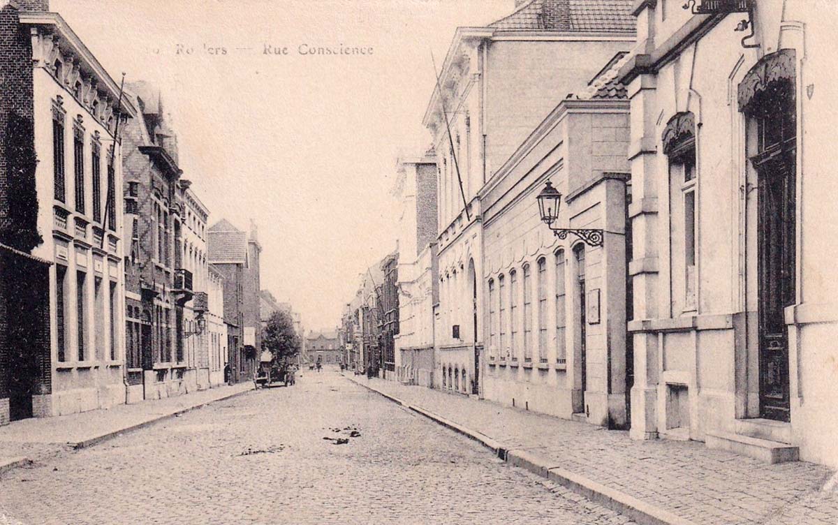 Roulers (Roeselare). Conscience street, 1914