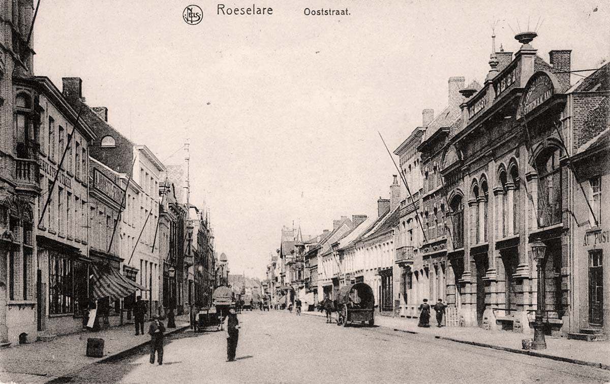 Roulers (Roeselare). East street, circa 1910