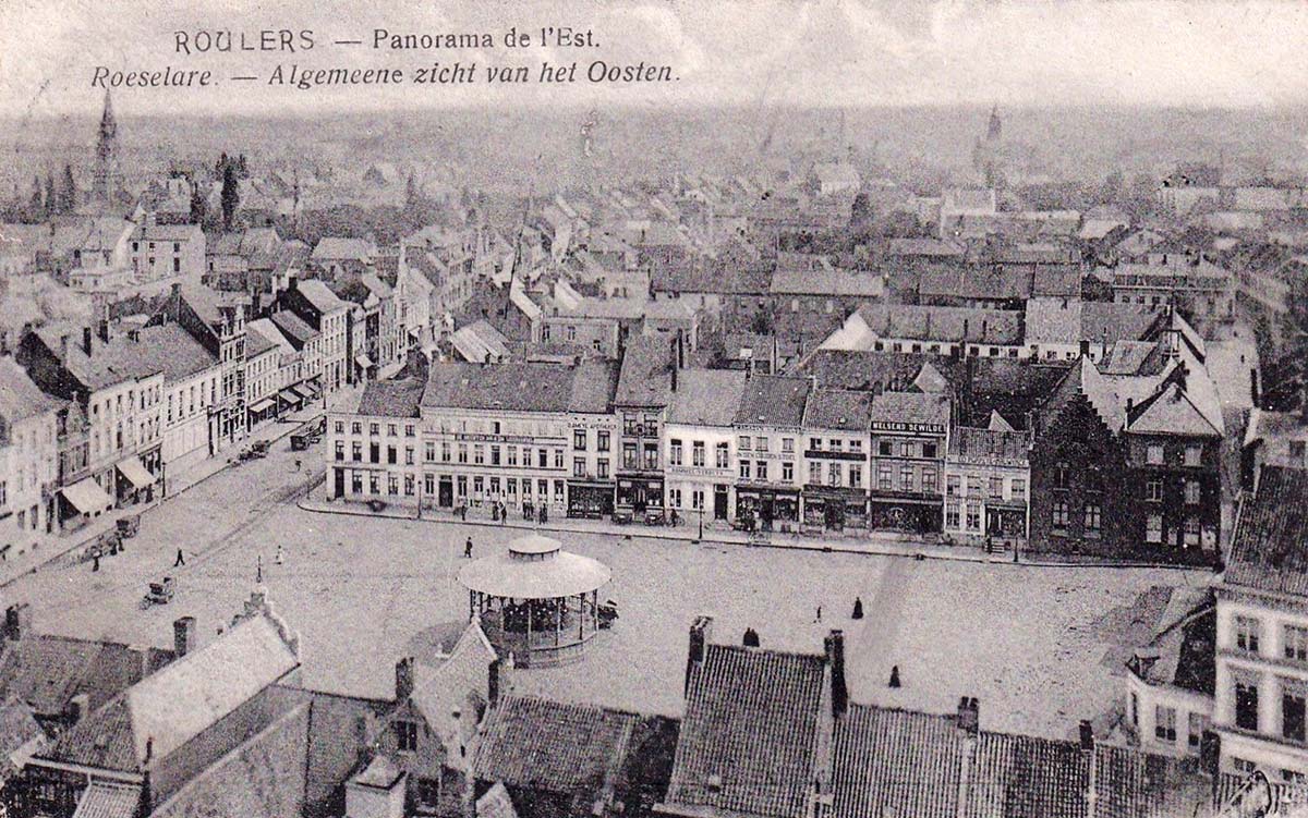 Roulers (Roeselare). General view of the East