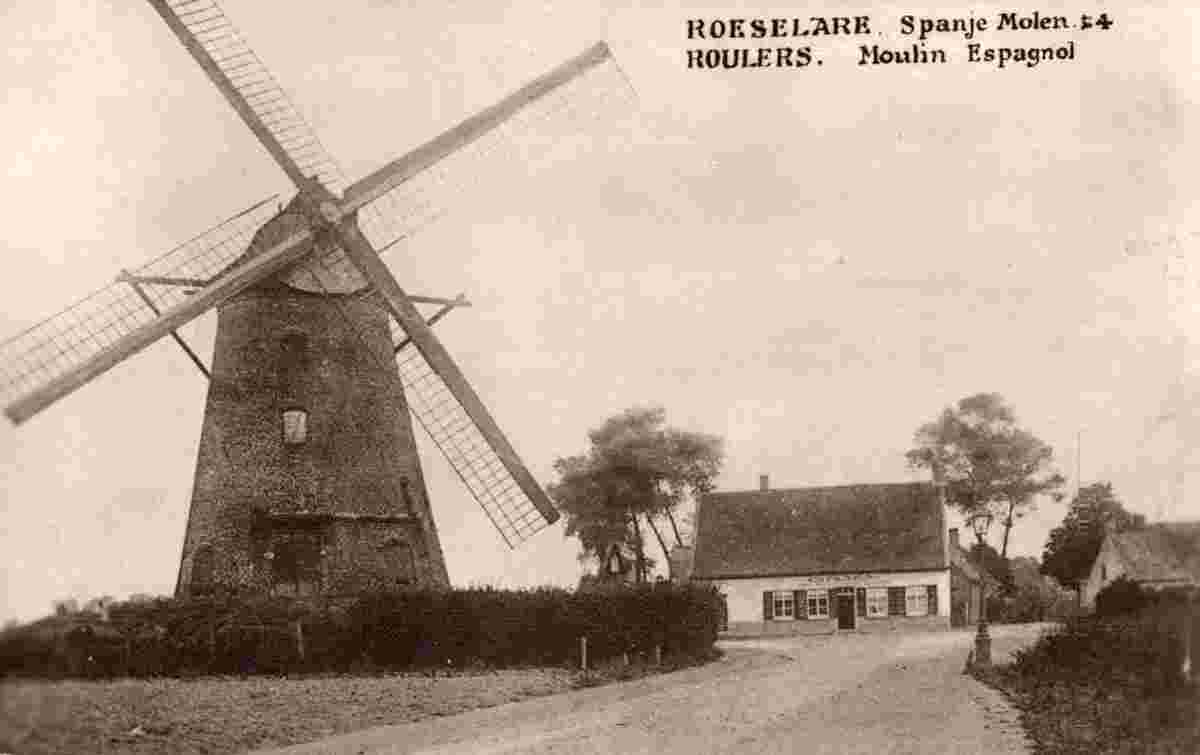 Roulers. Windmill, 1916
