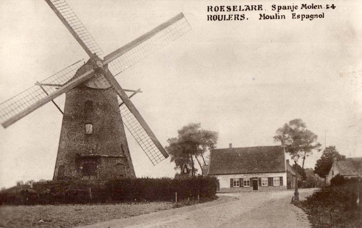 Roulers (Roeselare). Windmill, 1916