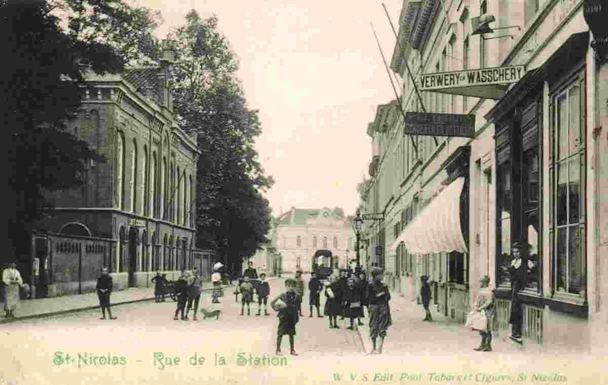 Saint-Nicolas. Station Street