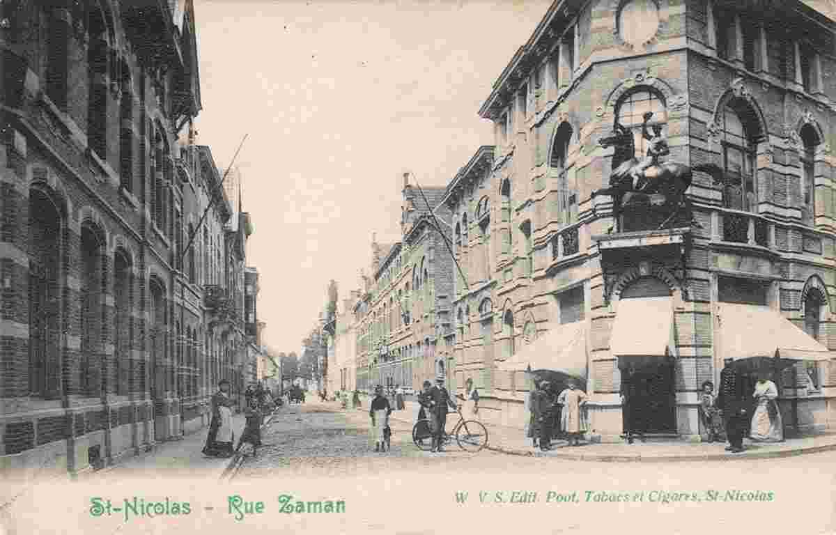 Saint-Nicolas. Zaman Street, 1907