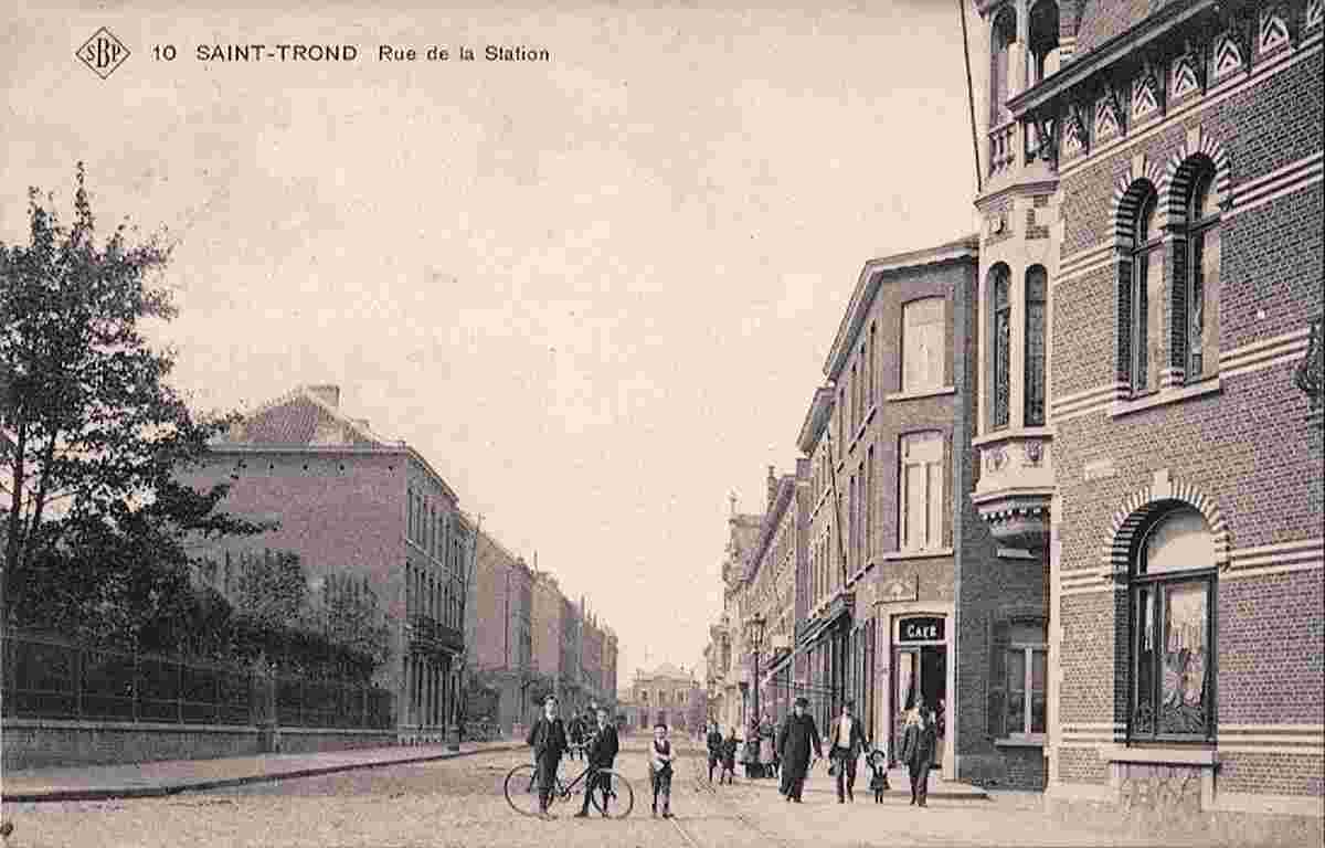 Saint-Trond. Station street