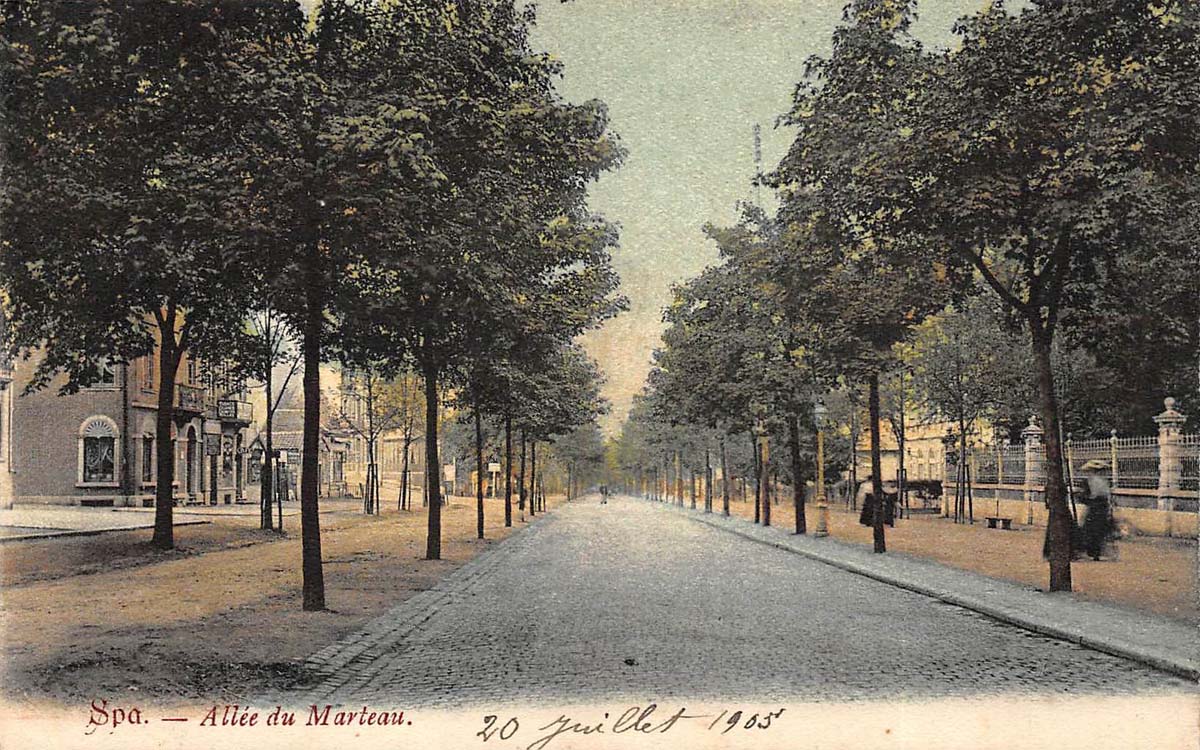 Spa. Allée du Marteau, 1905