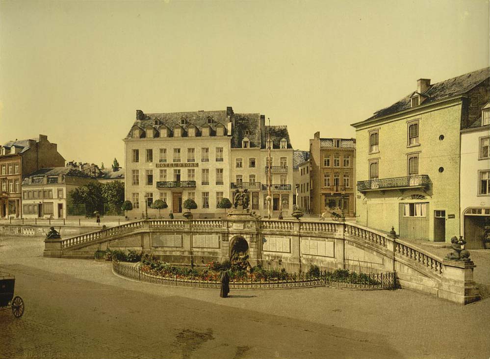 Spa. Hommage et Hôtel d'York, 1890