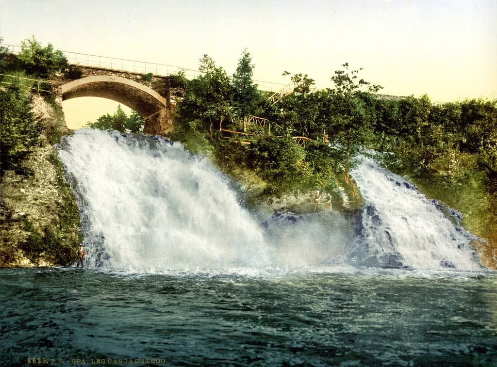 Spa. Les cascades Coo près de Spa, 1890
