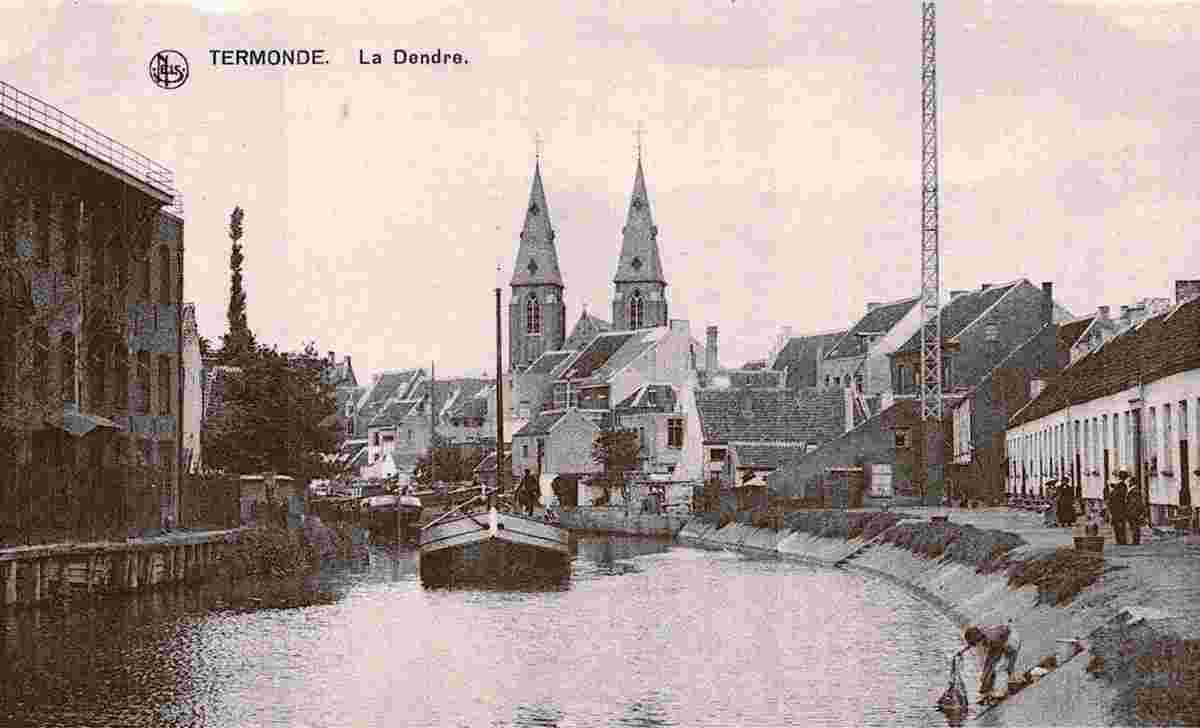 Termonde. Dender river
