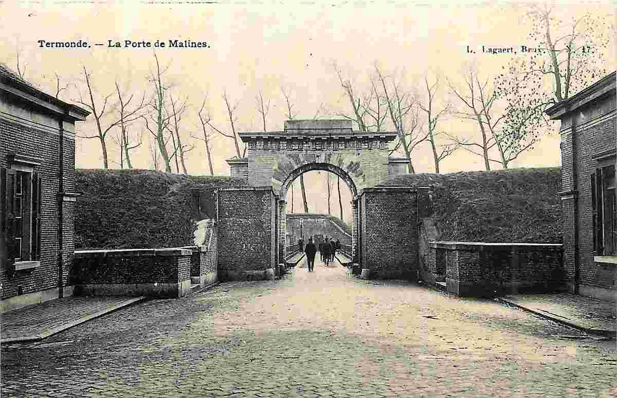 Termonde. Mechelen Gate, 1908