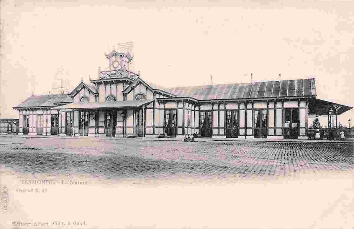 Termonde. Railway Station
