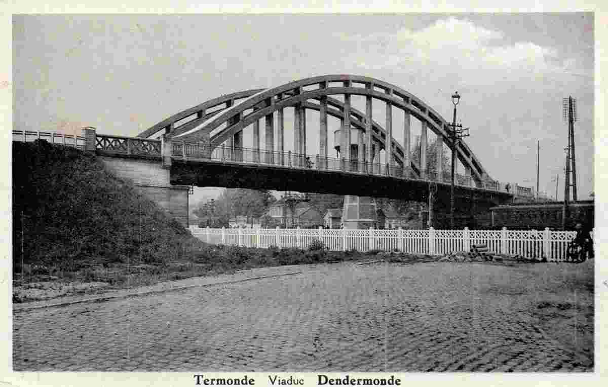 Termonde. Viaduc, 1937
