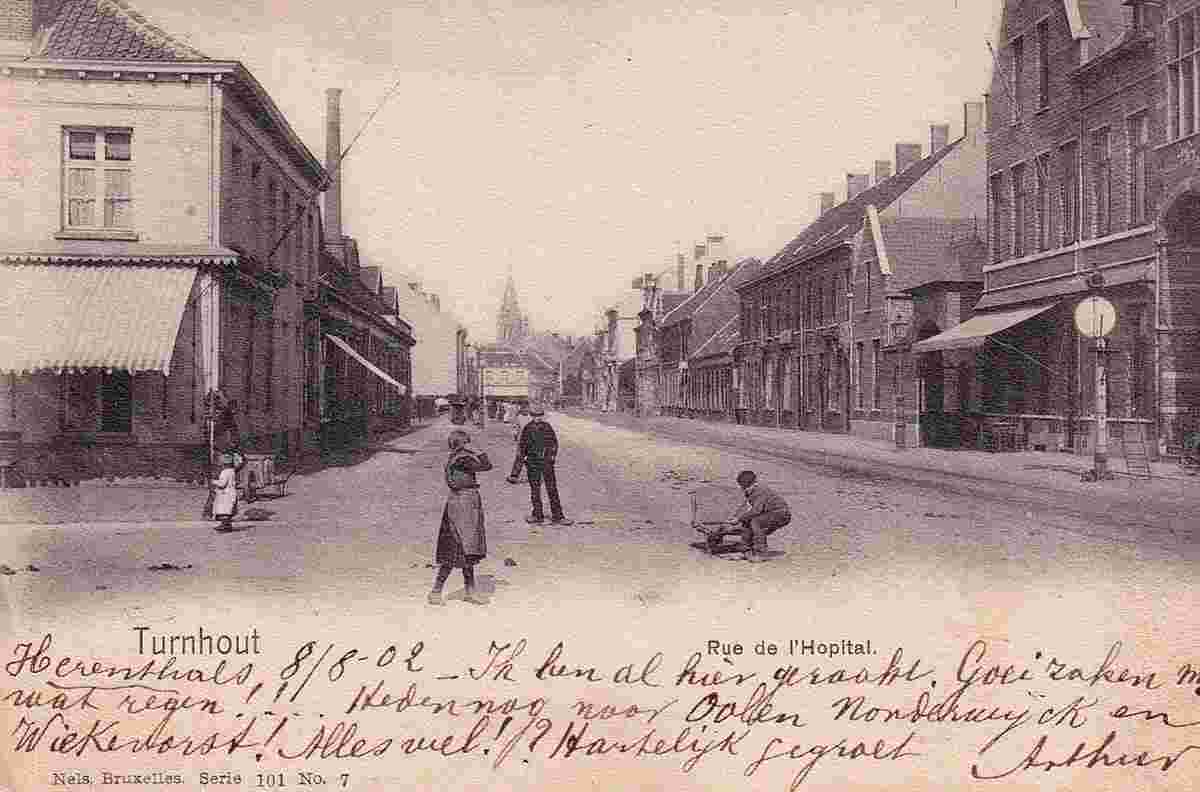 Turnhout. Hospital street, 1902