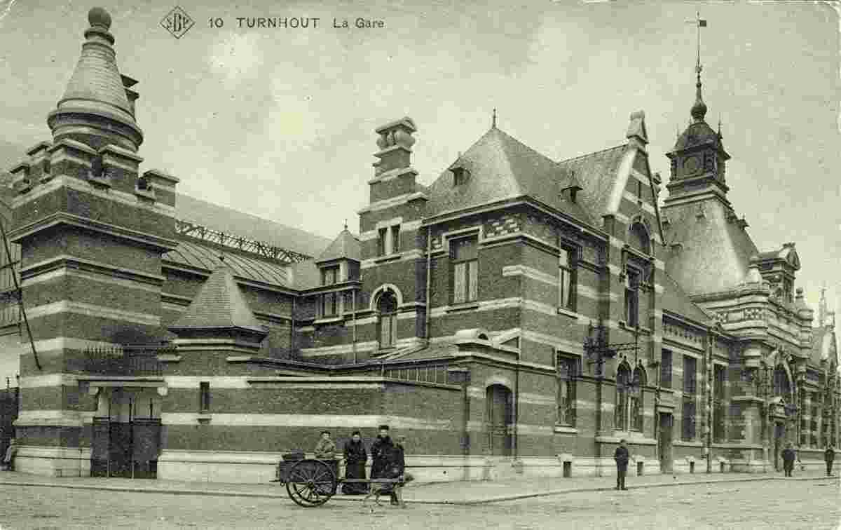 Turnhout. Railway Station, 1909