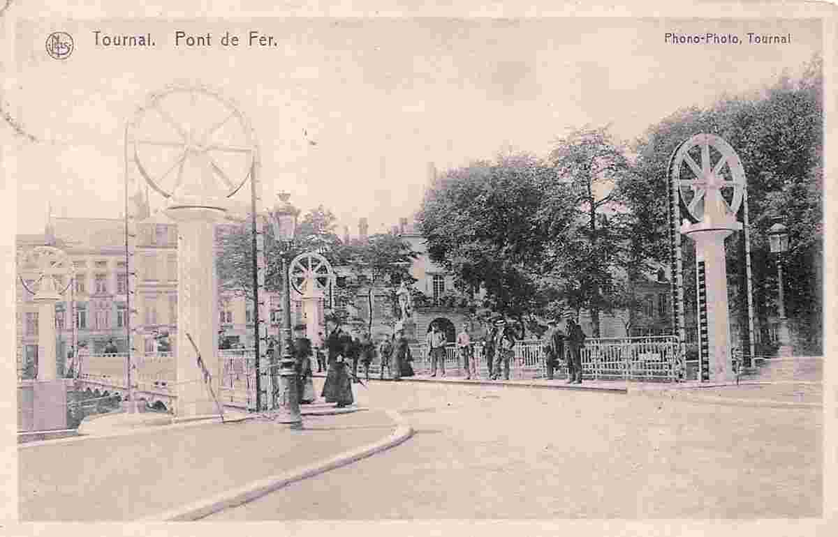 Tournai. Iron Bridge, 1917