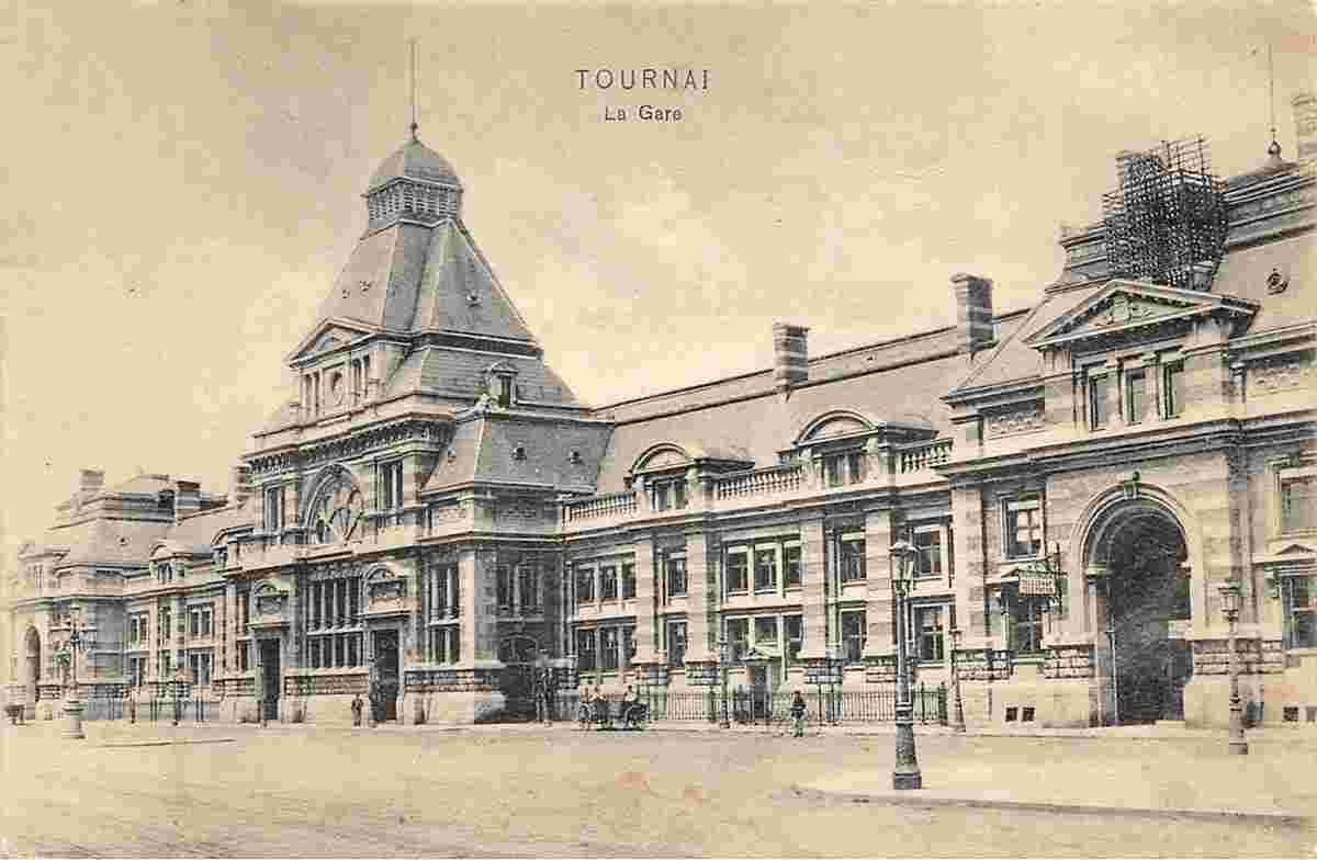 Tournai. Railway Station, 1907