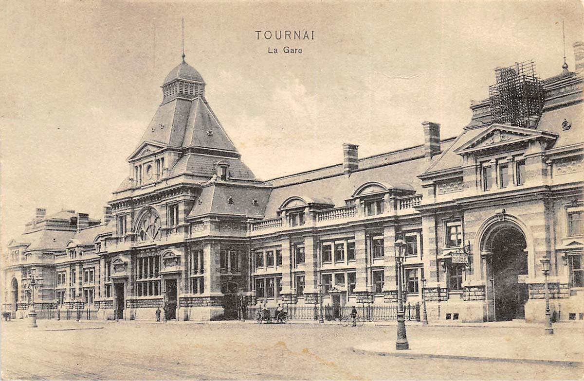 Tournai. Railway Station, 1907