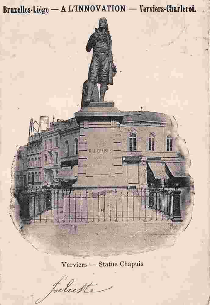 Verviers. Martyr's Square, Chapuis Monument