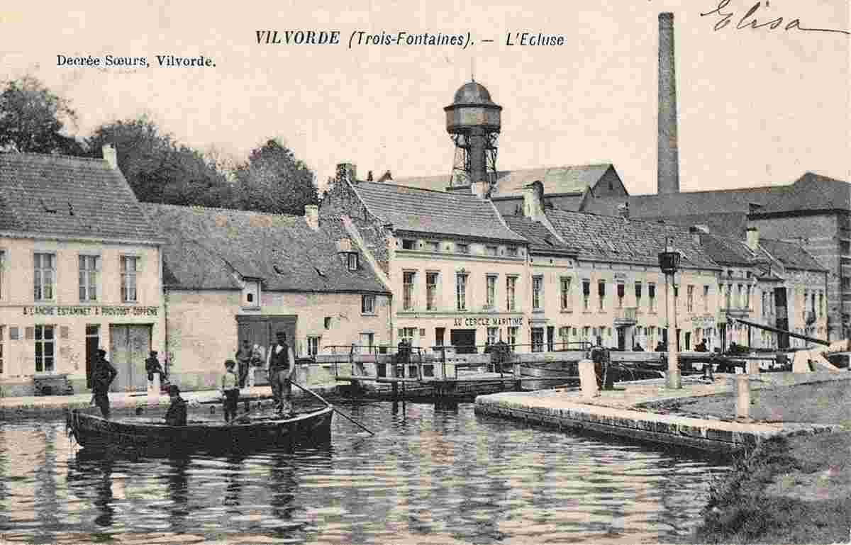 Vilvoorde. Sluice, 1908