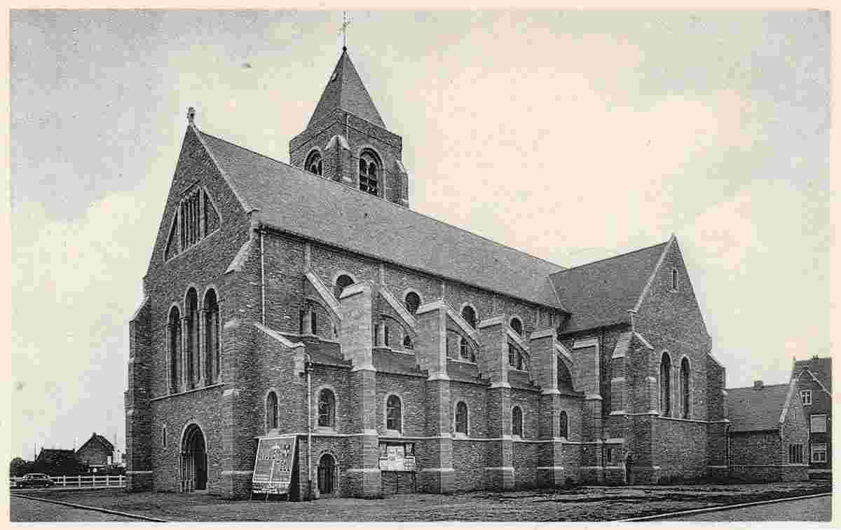 Waregem. Holy Family Church in Gaverke