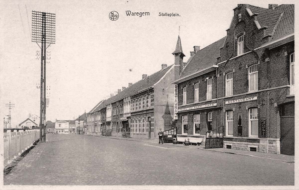 Waregem. Station street