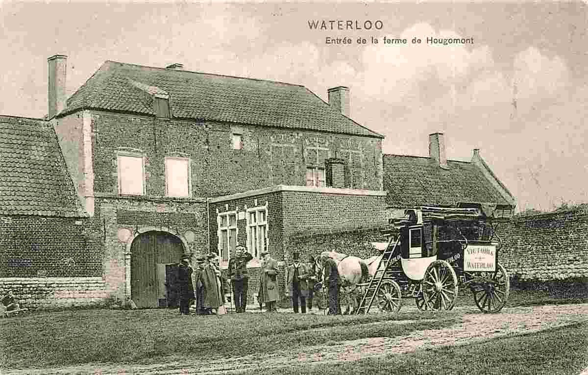 Waterloo. Ferme de Hougoumont, Entrée