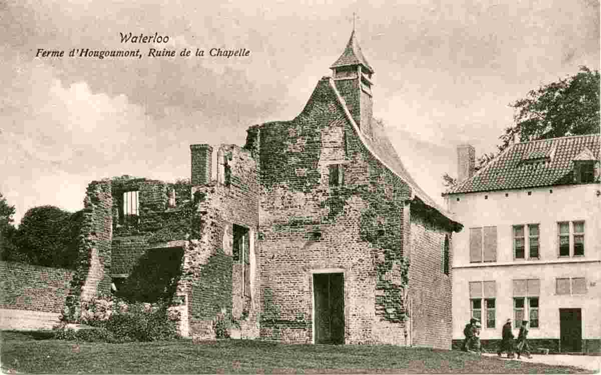 Waterloo. Ferme de Hougoumont, Ruine de la Chapelle
