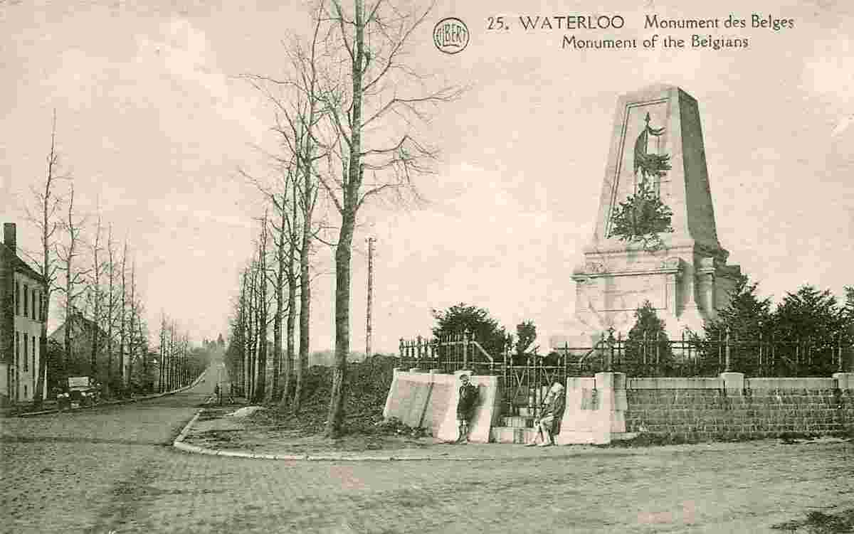 Waterloo. Monument des Belges