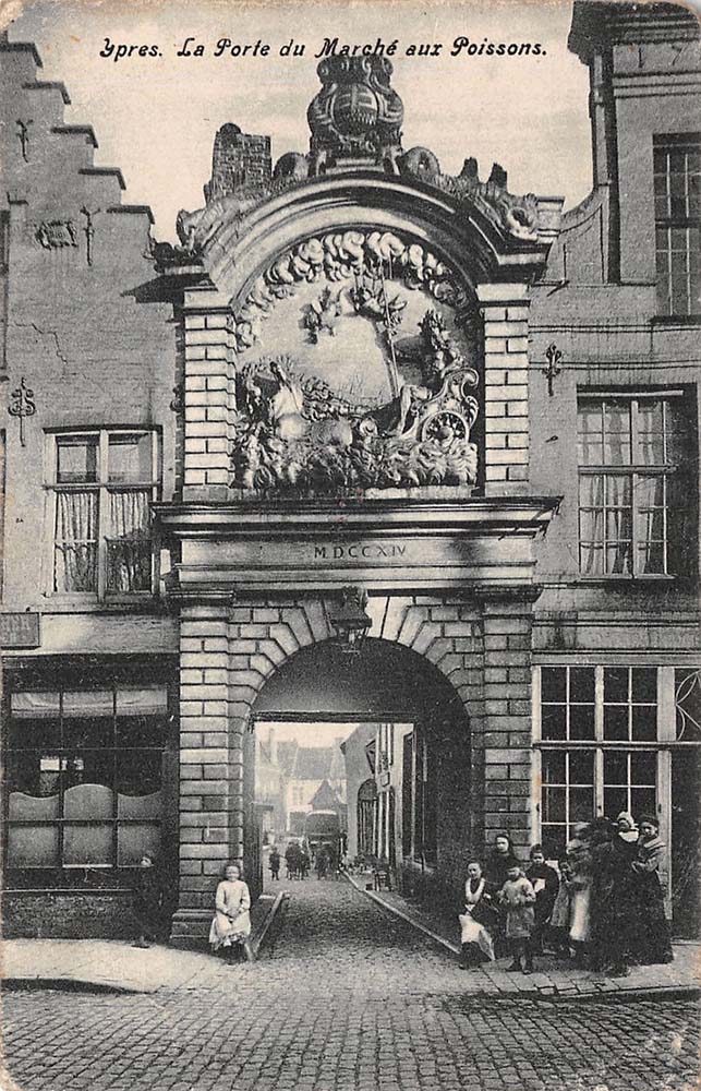 Ypres (Ieper). Gate of the Fish Market