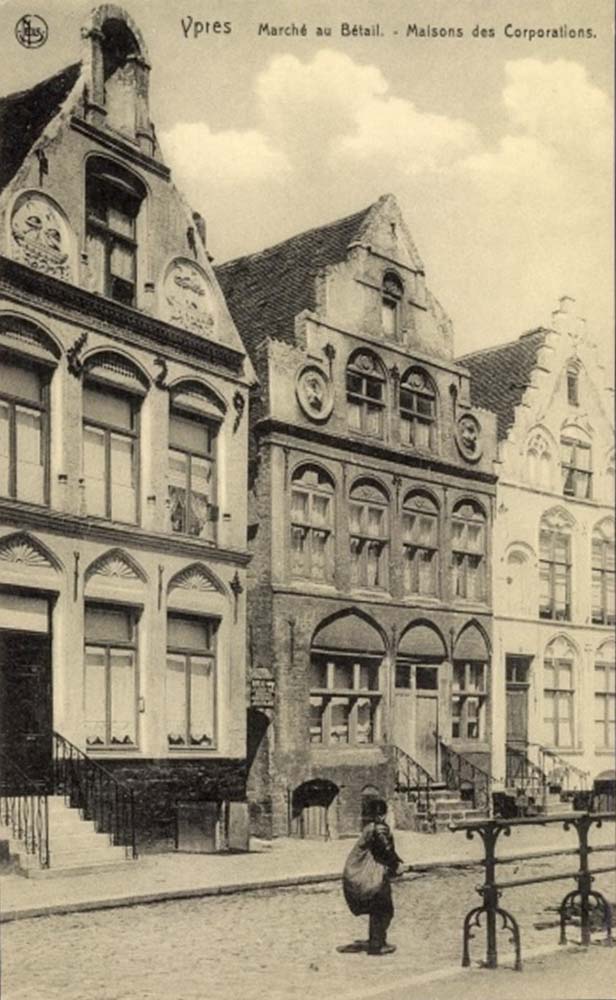 Ypres (Ieper). Livestock Market, House of Corporations