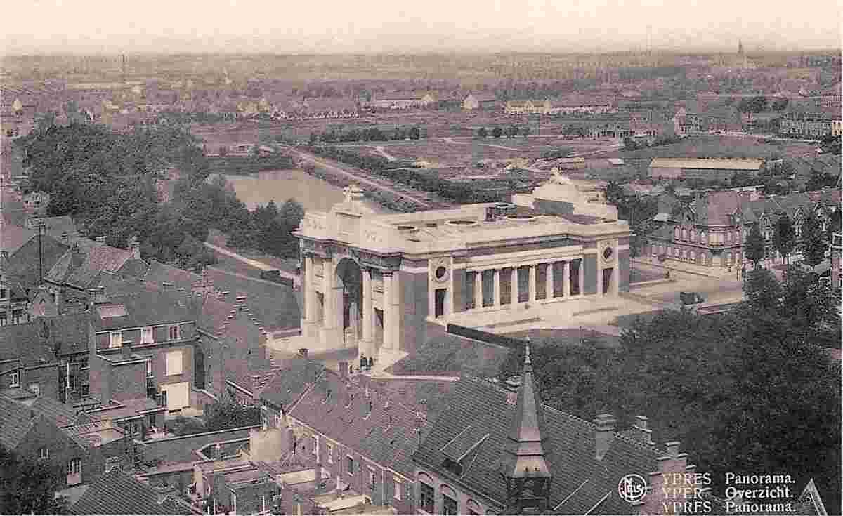 Ypres. Menin Gate and British Heroes Memorial