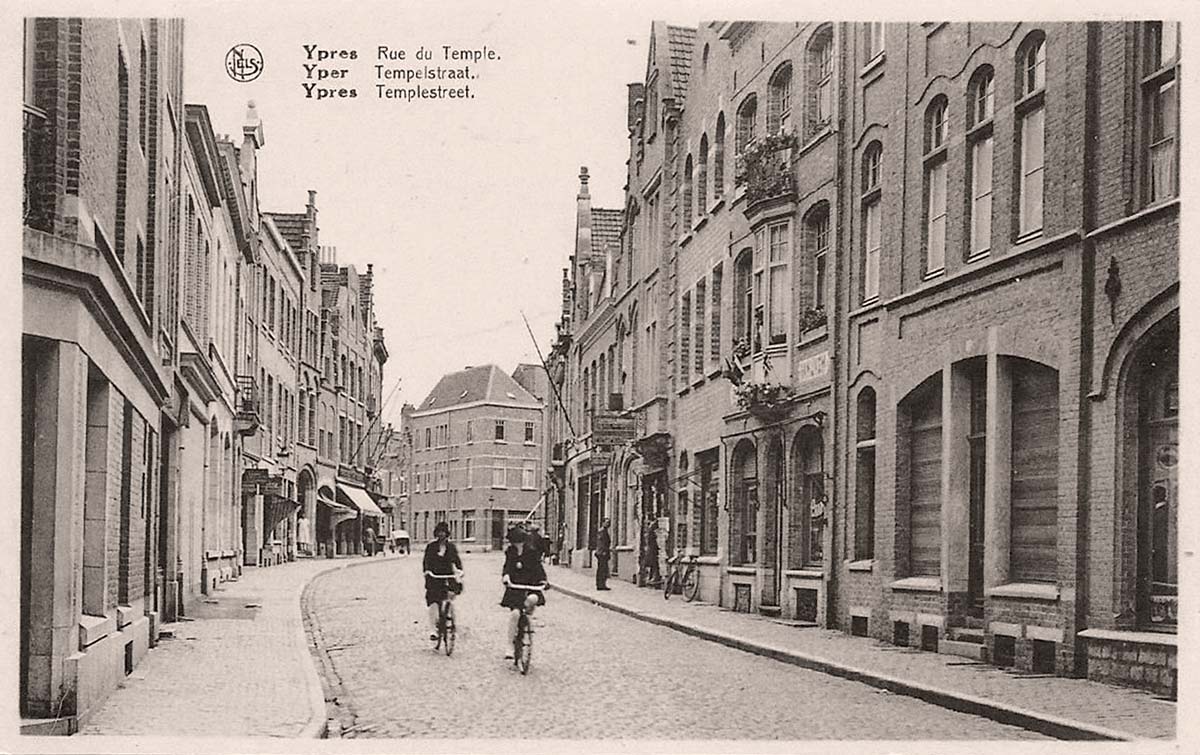 Ypres (Ieper). Temple Street