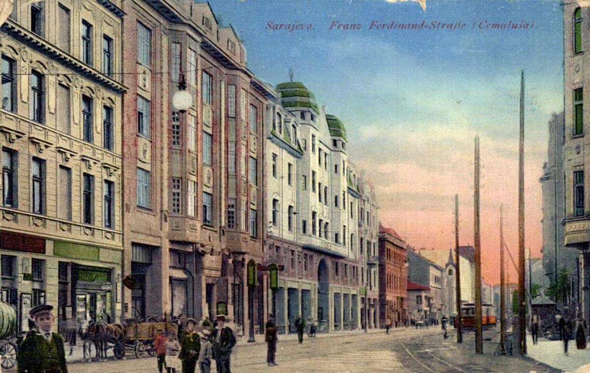 Sarajevo. Franz Ferdinand street