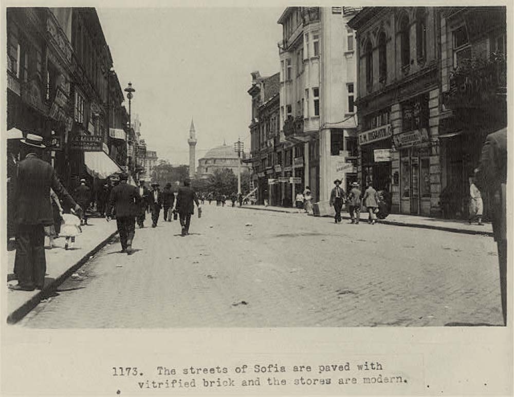 Sofia. Street scene, 1923