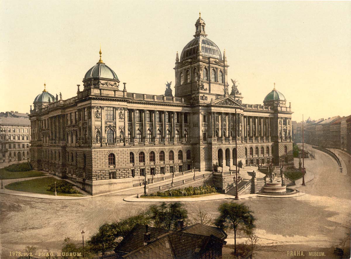 Prague. Museum, circa 1890
