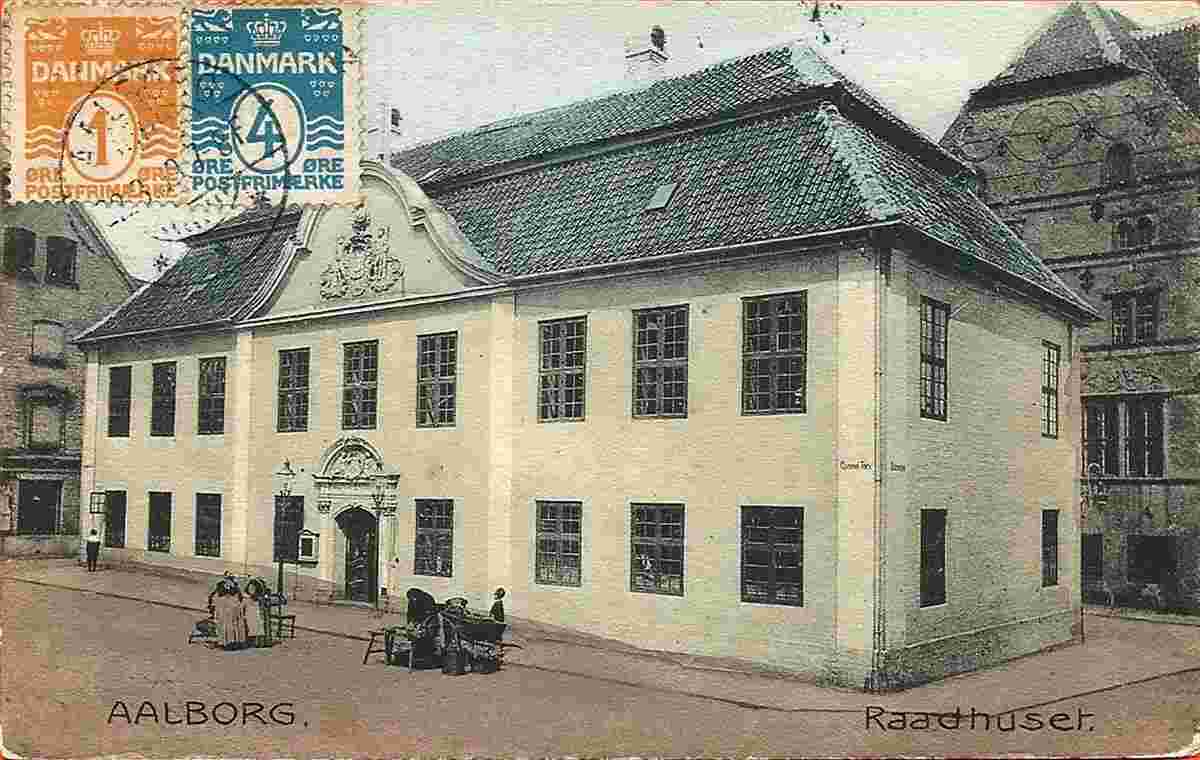 Aalborg. Rådhuset - Town Hall, 1909