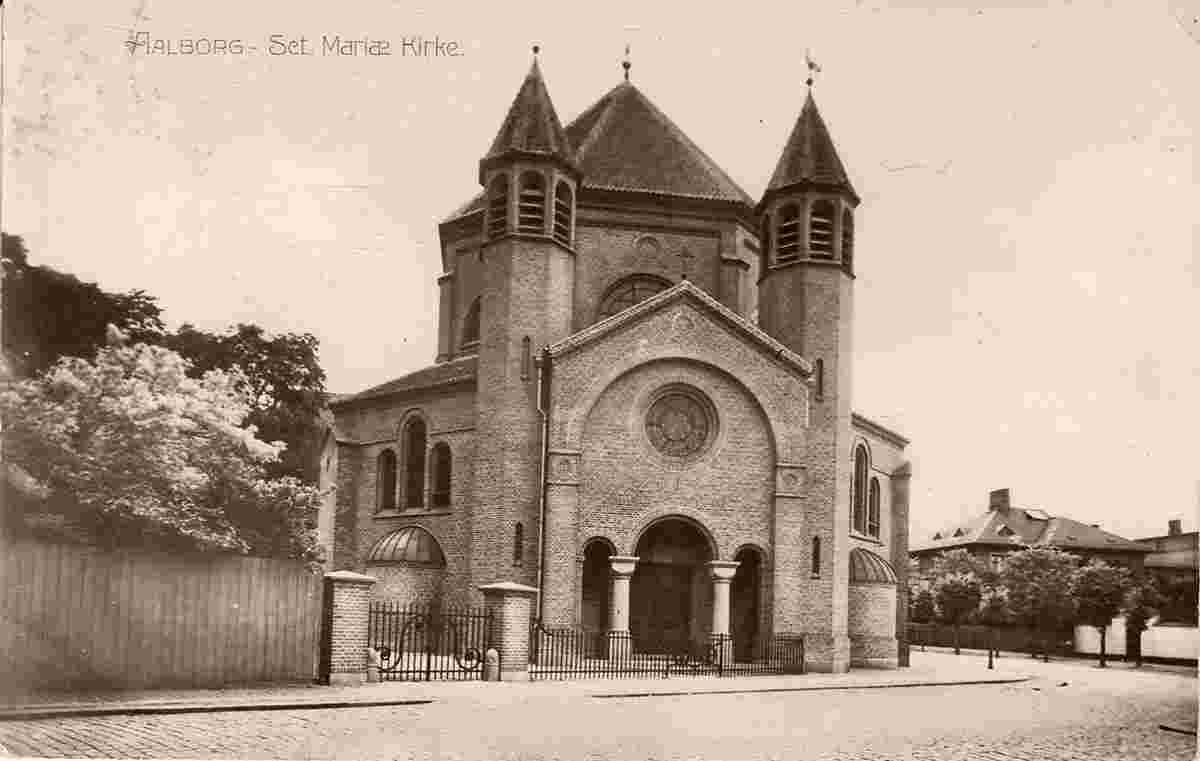Aalborg. Sankt Maria Church, 1929