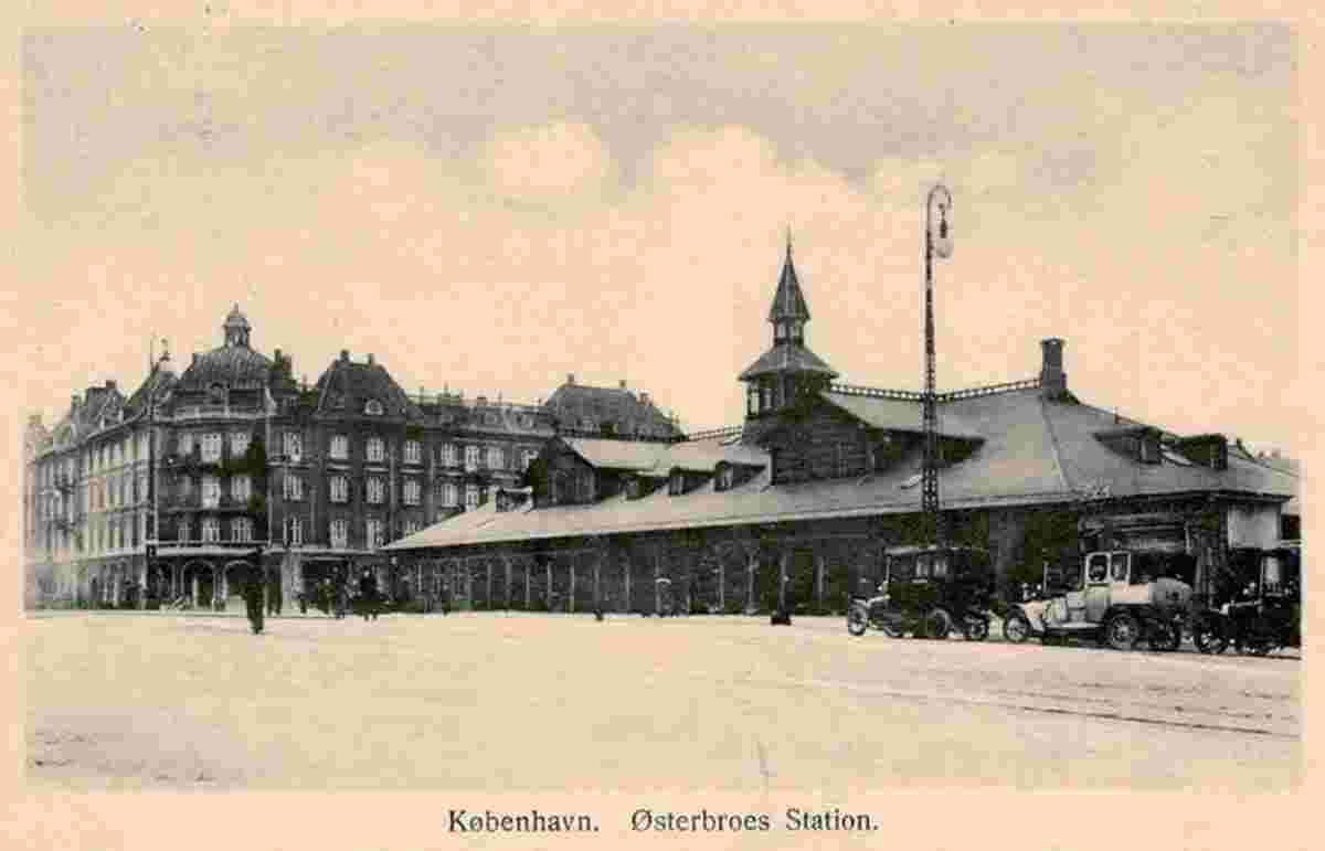Copenhagen. Østerbros station - Bahnhof