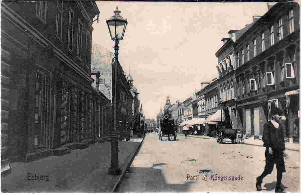 Esbjerg. Kongensgade - King's street