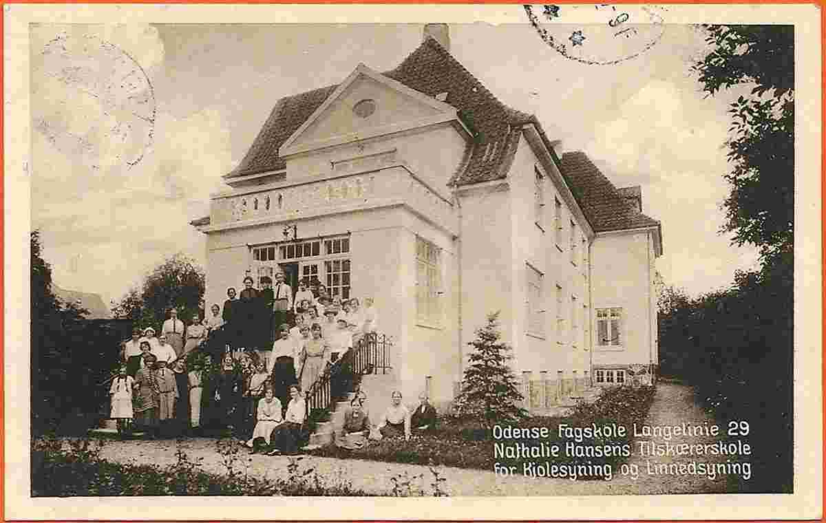 Odense. Subject school on Langelinie 29, 1924