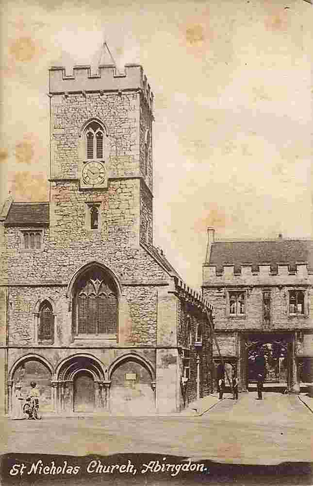 Abingdon-on-Thames. St Nicholas Church and Abbey Gateway