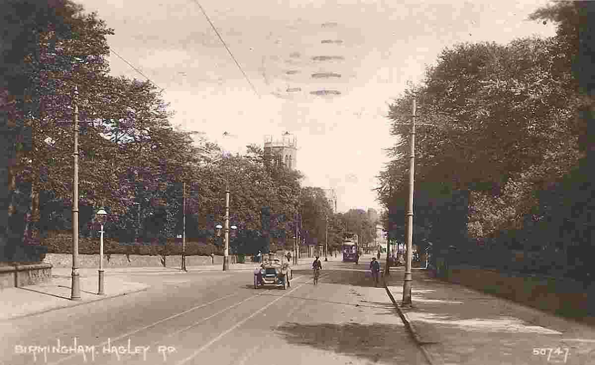 Birmingham. Hagley Road, 1924
